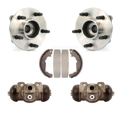 Wheel Cylinders & Drum Shoes Hub Bearing Rear Kit For Saturn Vue Pontiac Torrent