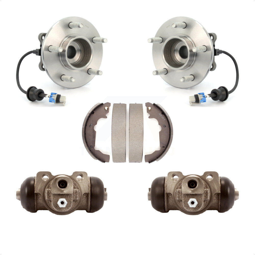 Wheel Cylinders Drum Shoes Hub Bearing Rear Kit For Chevrolet Equinox Saturn Vue
