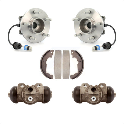 Wheel Cylinders Drum Shoes Hub Bearing Rear Kit For Chevrolet Equinox Saturn Vue