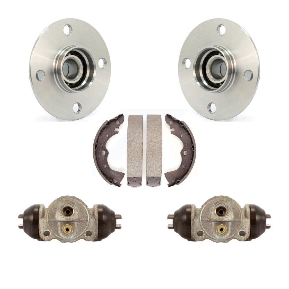 Wheel Cylinders Drum Shoes Hub Bearing Rear Kit For 2003-2006 Nissan Sentra 1.8L