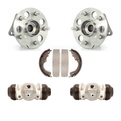 Wheel Cylinders Drum Shoes Hub Bearing Rear Kit For 2004-2010 Toyota Sienna AWD