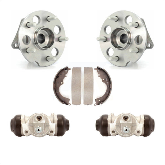 Wheel Cylinders Drum Shoes Hub Bearing Rear Kit For 2004-2010 Toyota Sienna AWD