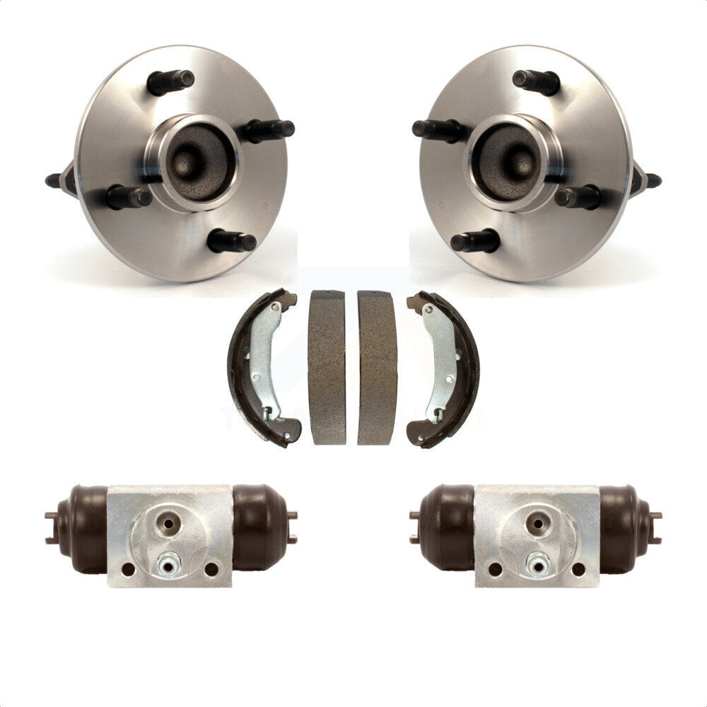 Wheel Cylinders Drum Shoes Hub Bearing Rear Kit For Chevrolet Cobalt Pontiac G5
