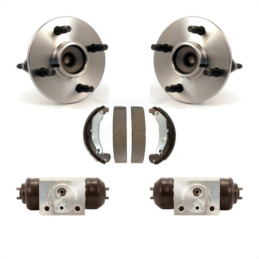 Wheel Cylinders Drum Shoes Hub Bearing Rear Kit For Chevrolet Cobalt Pontiac G5