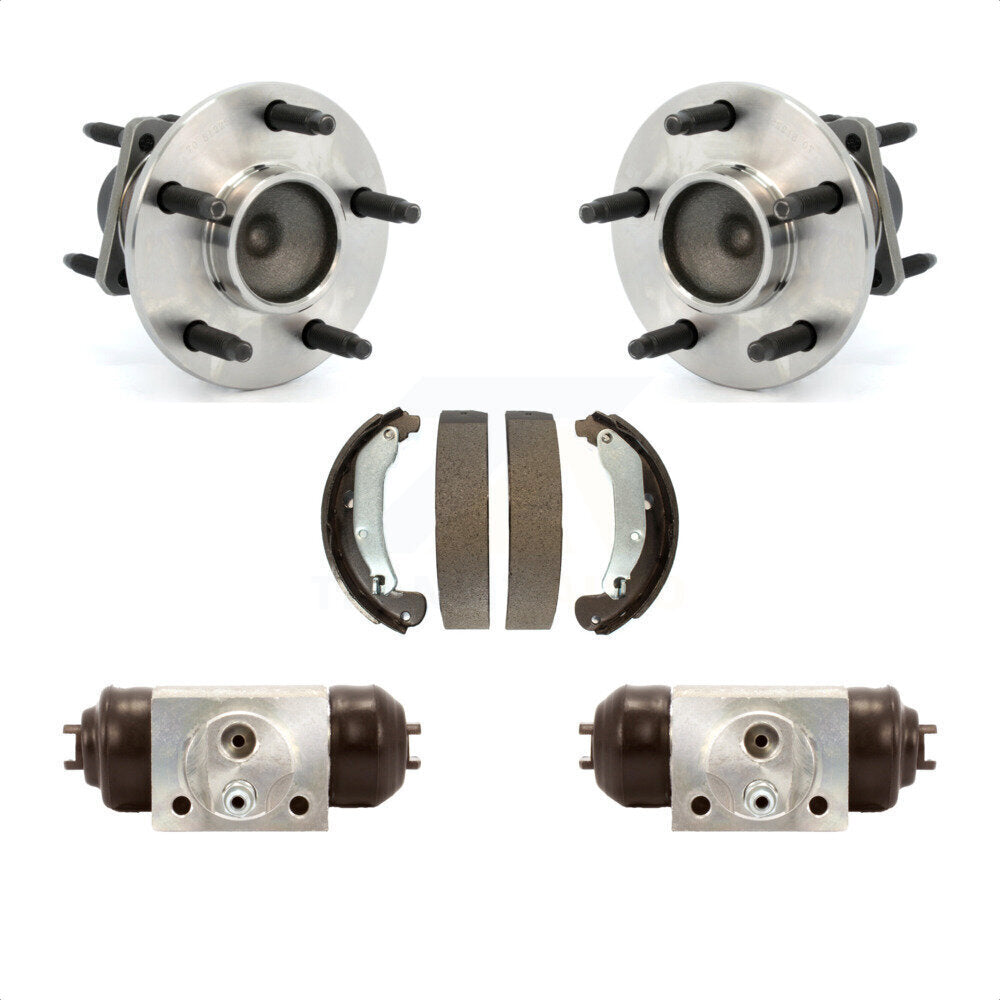 Wheel Cylinders Drum Shoes Hub Bearing Rear Kit For Chevrolet Cobalt Pontiac G5