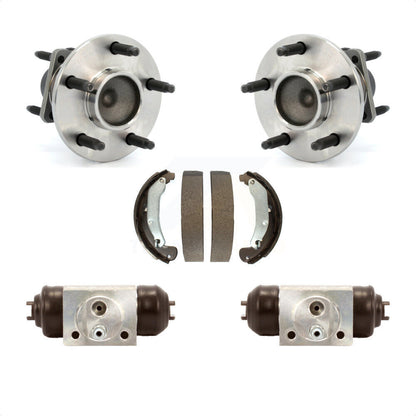 Wheel Cylinders Drum Shoes Hub Bearing Rear Kit For Chevrolet Cobalt Pontiac G5