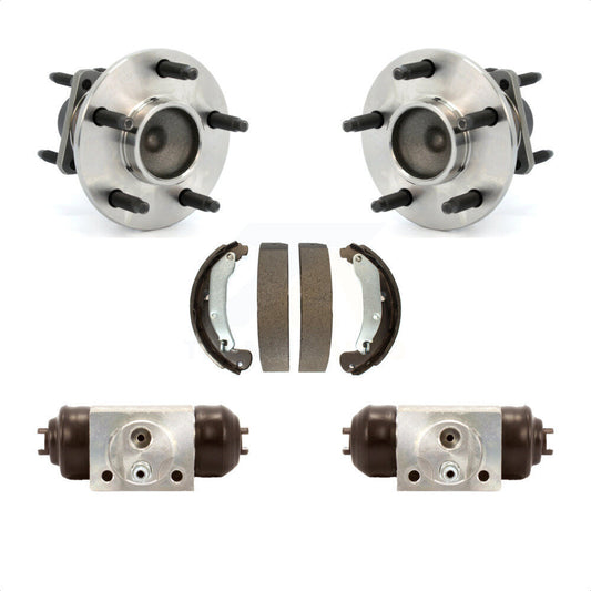 Wheel Cylinders Drum Shoes Hub Bearing Rear Kit For Chevrolet Cobalt Pontiac G5