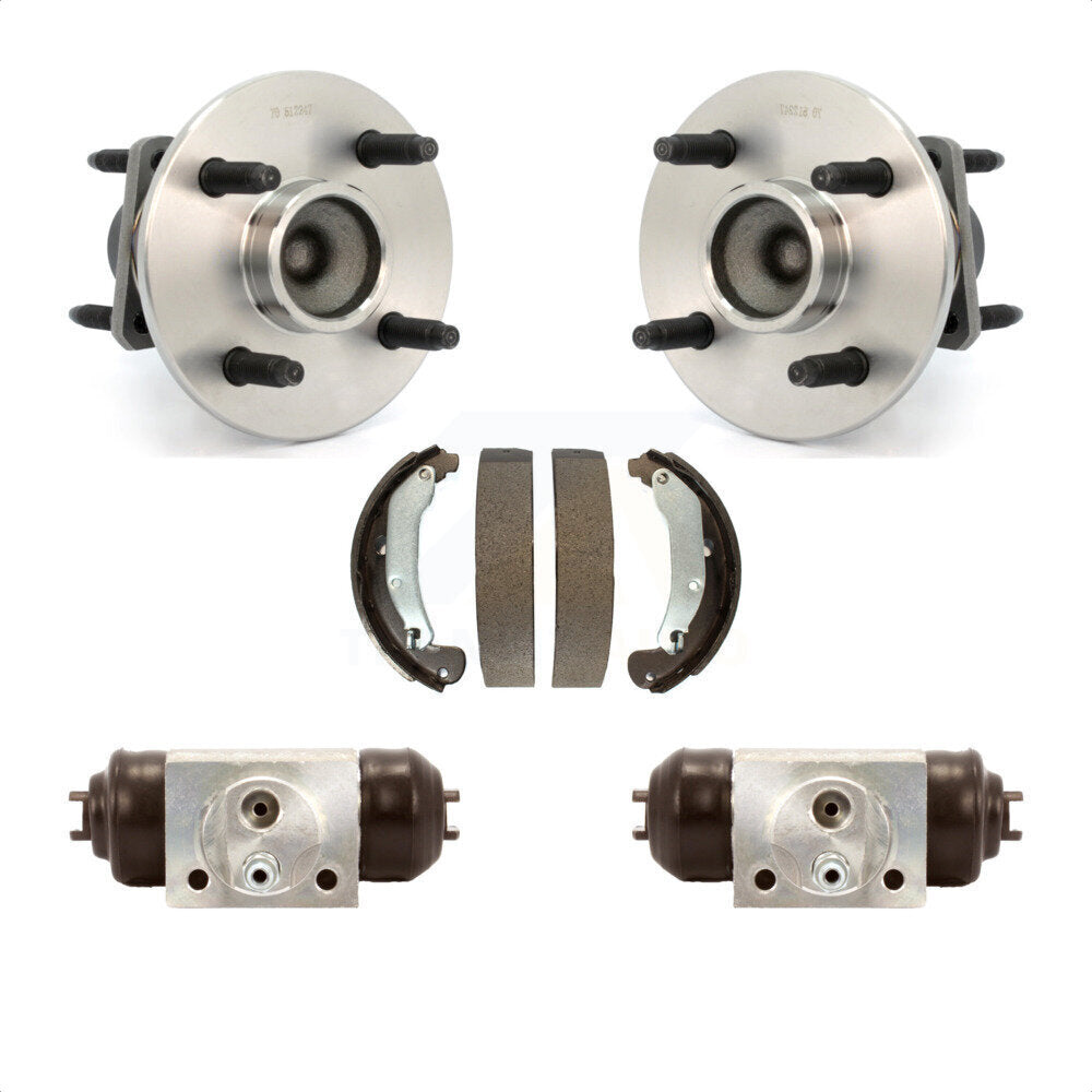 Wheel Cylinders Drum Shoes Hub Bearing Rear Kit For Chevrolet Cobalt Pontiac G5
