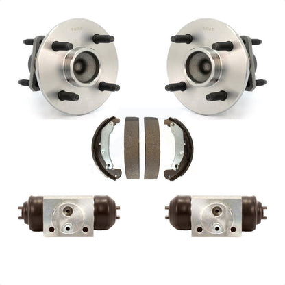 Wheel Cylinders Drum Shoes Hub Bearing Rear Kit For Chevrolet Cobalt Pontiac G5