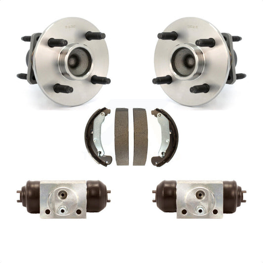 Wheel Cylinders Drum Shoes Hub Bearing Rear Kit For Chevrolet Cobalt Pontiac G5