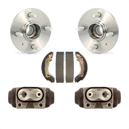 Wheel Cylinders And Drum Shoes Hub Bearing Rear Kit For 2000-2002 Hyundai Accent