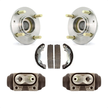 Wheel Cylinders Drum Shoes Hub Bearing Rear Kit For Hyundai Elantra 4-Wheel ABS