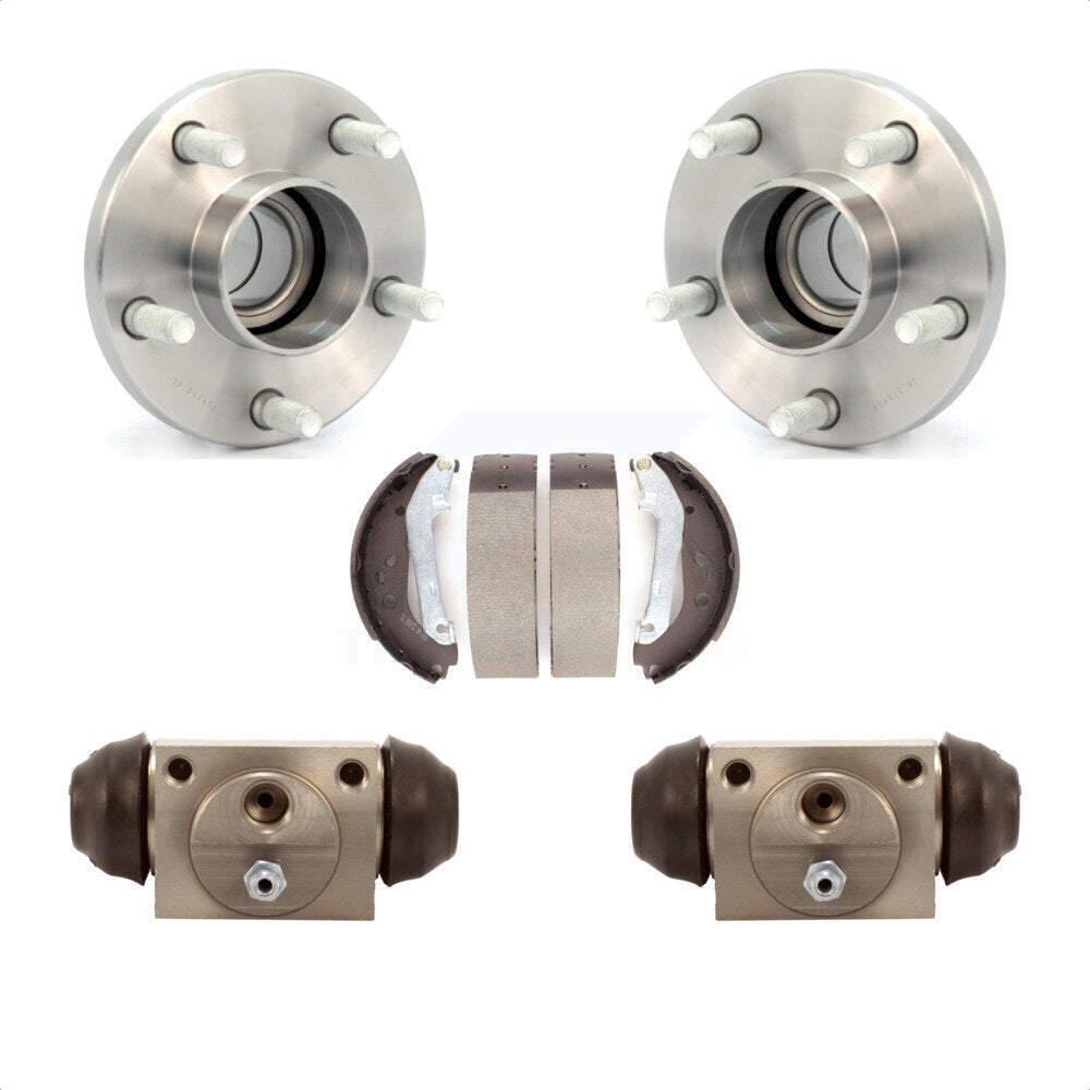 Wheel Cylinders & Drum Shoes Hub Bearing Rear Kit For 10-13 Ford Transit Connect