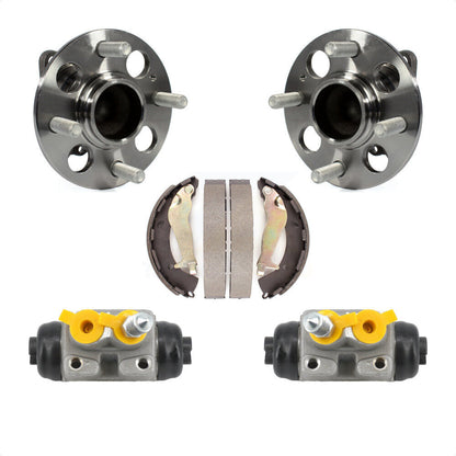 Wheel Cylinders And Drum Shoes Hub Bearing Rear Kit For 2012-2017 Hyundai Accent