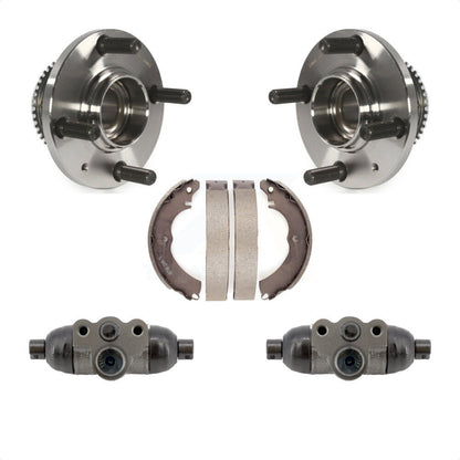 Wheel Cylinders & Drum Shoes Hub Bearing Rear Kit For 02-07 Mitsubishi Lancer ES
