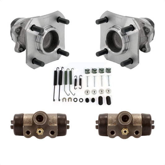 Wheel Cylinders And Hardware Hub Bearing Rear Kit For 2009-2014 Nissan Cube
