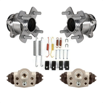 Wheel Cylinders And Hardware Hub Bearing Rear Kit For 2015-2019 Honda Fit