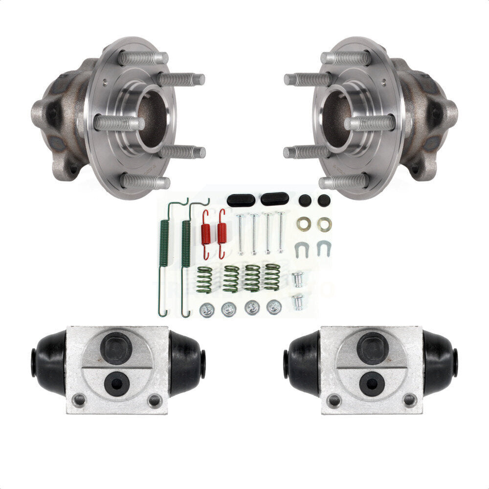 Wheel Cylinders And Hardware Hub Bearing Rear Kit For 2016-2017 Chevrolet Sonic