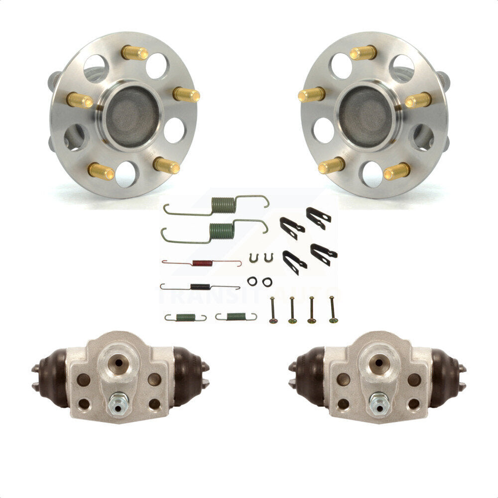 Wheel Cylinders And Hardware Hub Bearing Assembly Rear Kit For Honda Civic