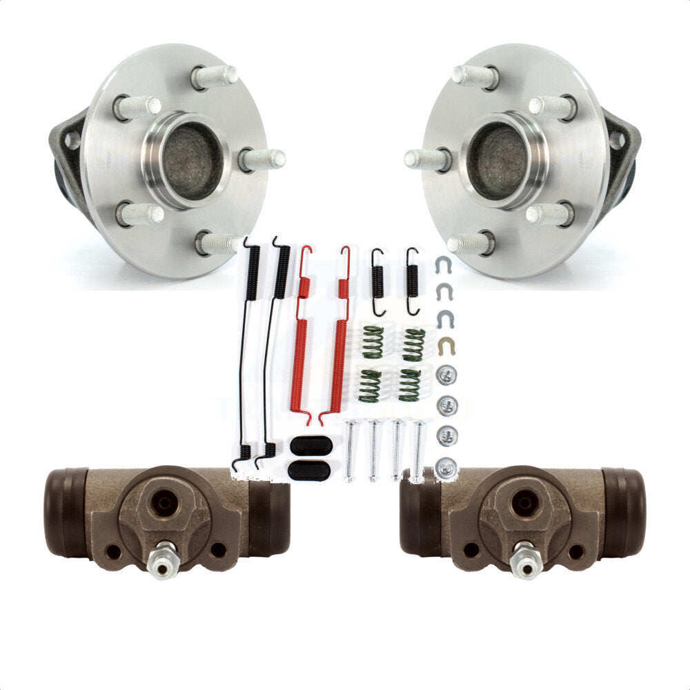 Wheel Cylinders And Hardware Hub Bearing Rear Kit For Pontiac Vibe Toyota Matrix