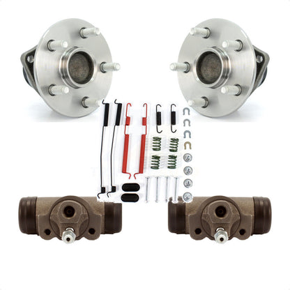 Wheel Cylinders And Hardware Hub Bearing Rear Kit For Pontiac Vibe Toyota Matrix