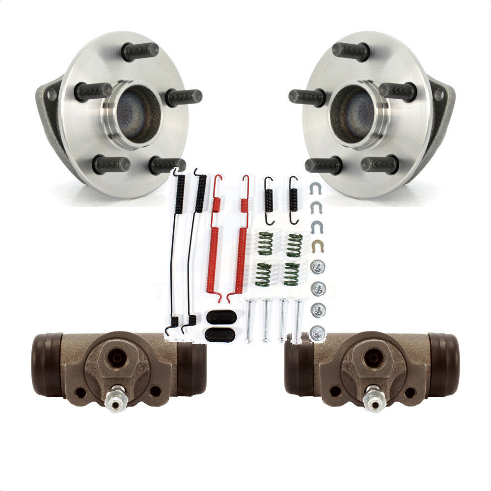 Wheel Cylinders And Hardware Hub Bearing Rear Kit For Pontiac Vibe Toyota Matrix