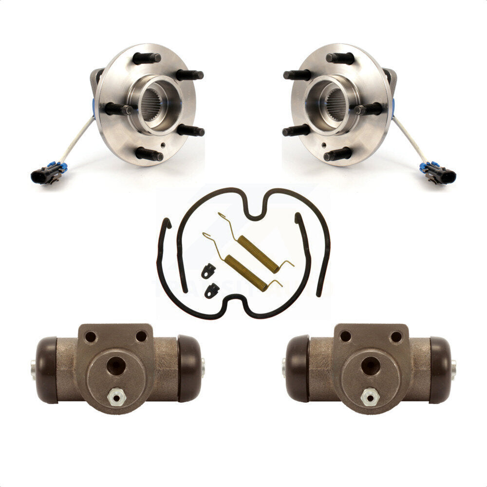 Wheel Cylinders Hardware Hub Bearing Rear Kit For Pontiac Montana Chevrolet AWD