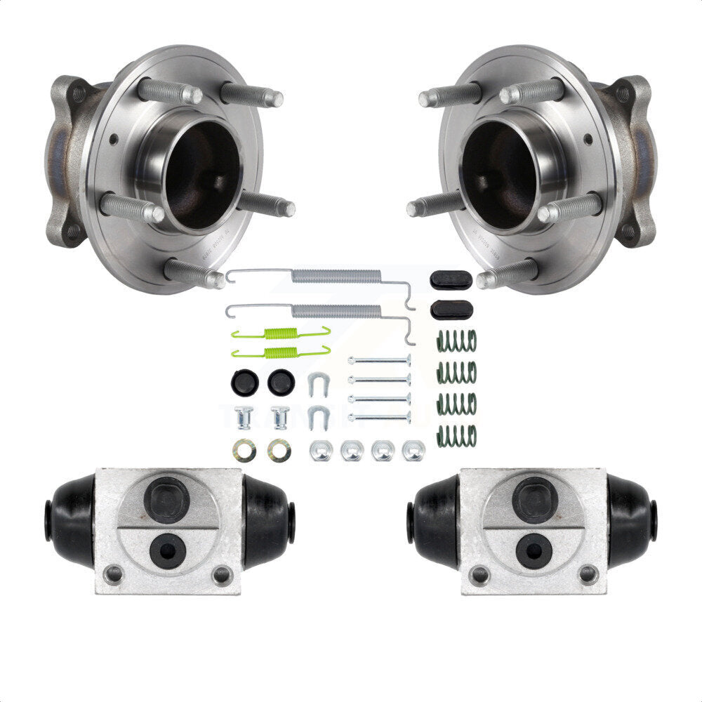 Wheel Cylinders And Hardware Hub Bearing Assembly Rear Kit For Chevrolet Cruze