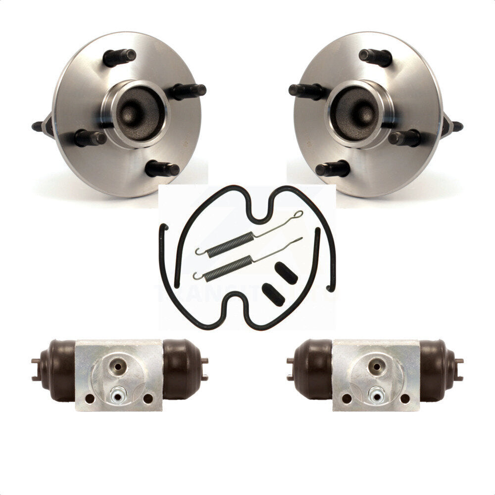 Wheel Cylinders & Hardware Hub Bearing Rear Kit For Chevrolet Cobalt Pontiac G5