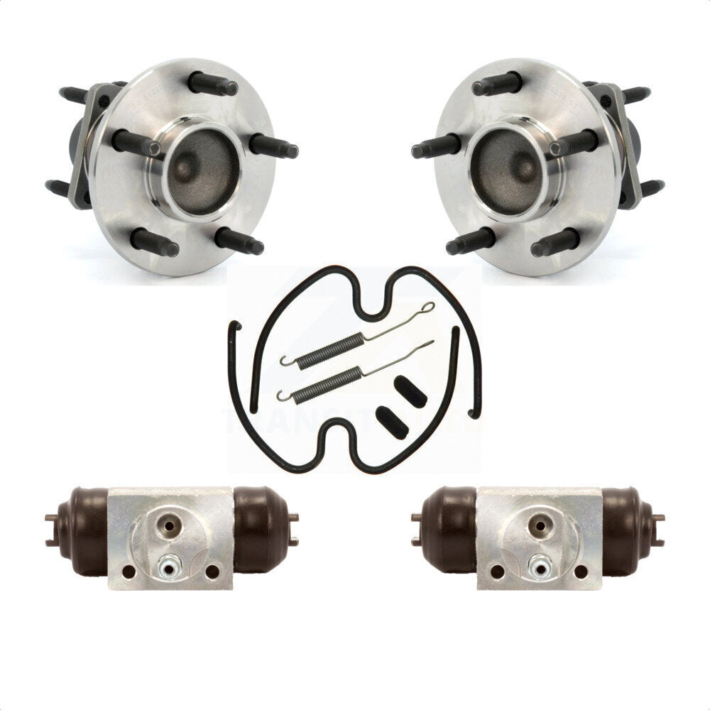 Wheel Cylinders & Hardware Hub Bearing Rear Kit For Chevrolet Cobalt Pontiac G5