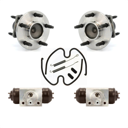 Wheel Cylinders & Hardware Hub Bearing Rear Kit For Chevrolet Cobalt Pontiac G5