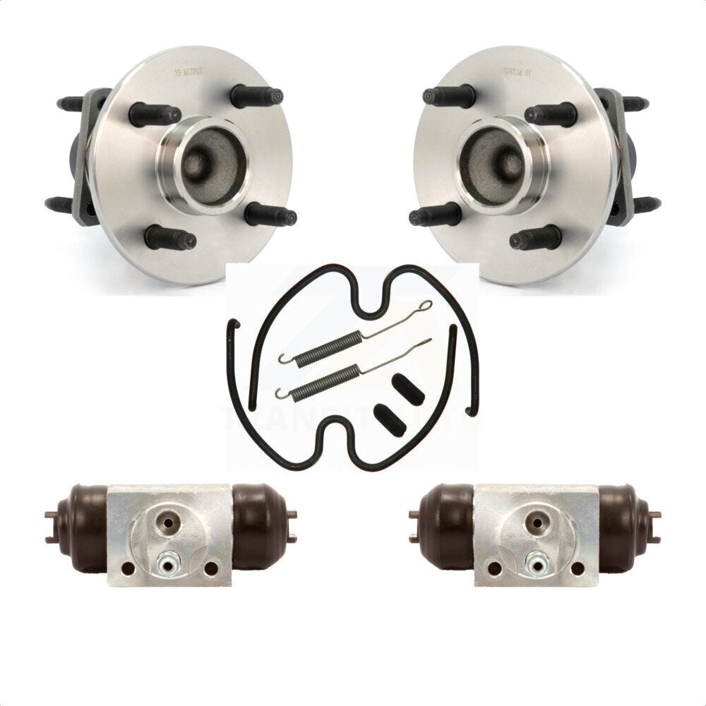 Wheel Cylinders & Hardware Hub Bearing Rear Kit For Chevrolet Cobalt Pontiac G5