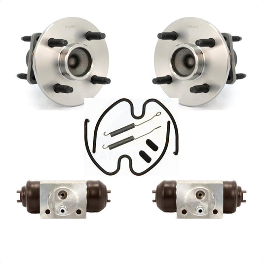 Wheel Cylinders & Hardware Hub Bearing Rear Kit For Chevrolet Cobalt Pontiac G5