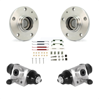 Wheel Cylinders And Hardware Hub Bearing Assembly Rear Kit For Volkswagen Jetta