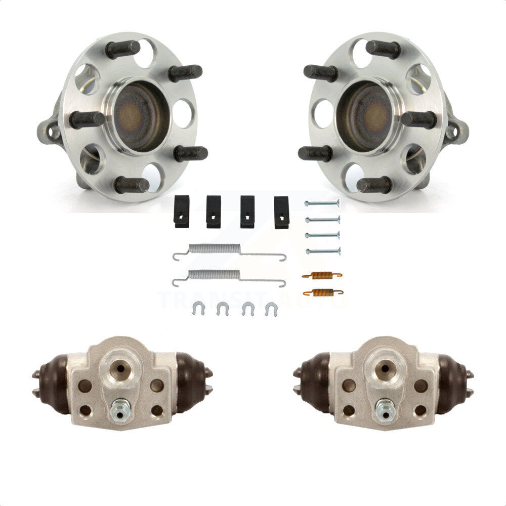 Wheel Cylinders And Hardware Hub Bearing Assembly Rear Kit For Honda Civic