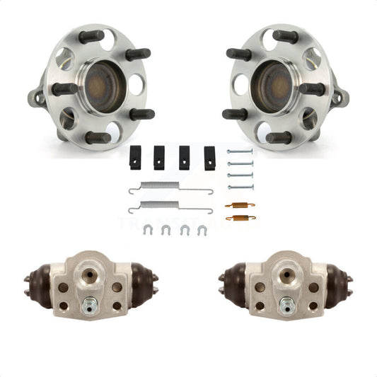 Wheel Cylinders And Hardware Hub Bearing Assembly Rear Kit For Honda Civic