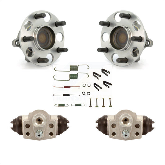 Wheel Cylinders And Hardware Hub Bearing Rear Kit For 2006-2011 Honda Civic GX