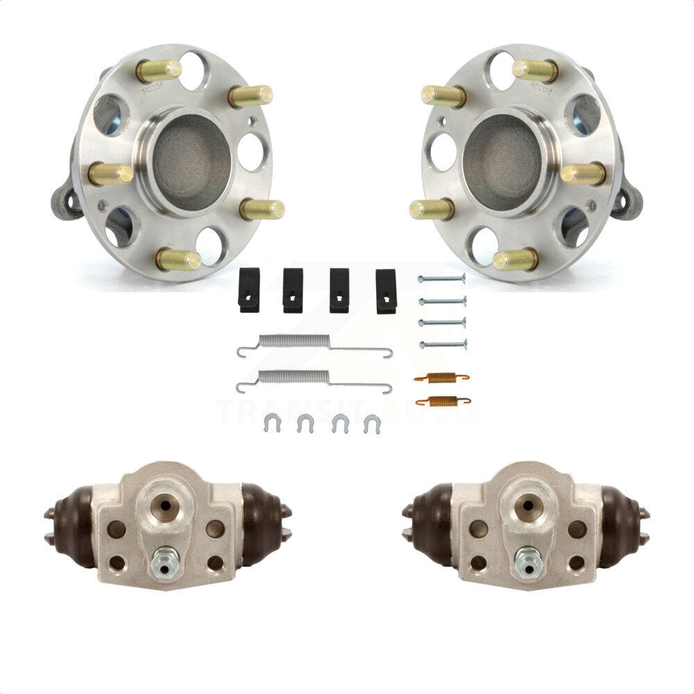 Wheel Cylinders And Hardware Hub Bearing Assembly Rear Kit For Honda Civic