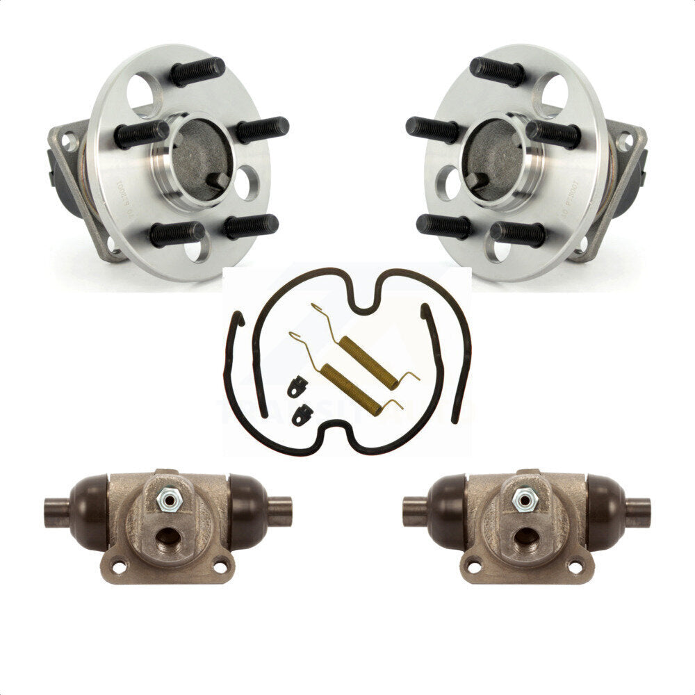 Wheel Cylinders And Hardware Hub Bearing Assembly Rear Kit For Pontiac Sunfire