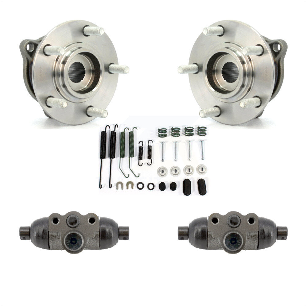Wheel Cylinders And Hardware Hub Bearing Assembly Rear Kit For Mitsubishi Lancer