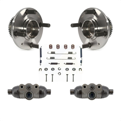Wheel Cylinders Hardware Hub Bearing Rear Kit For 2002-2007 Mitsubishi Lancer ES