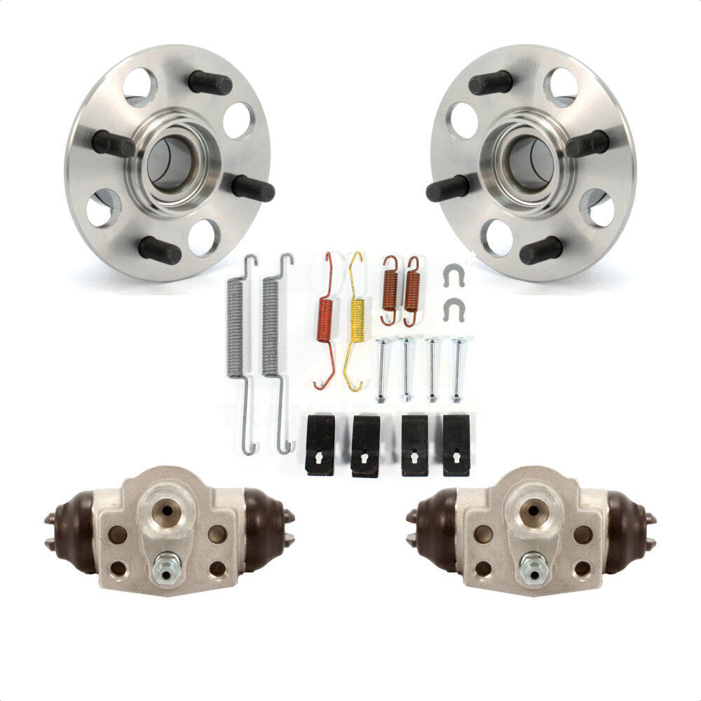 Wheel Cylinders And Hardware Hub Bearing Assembly Rear Kit For Honda Fit