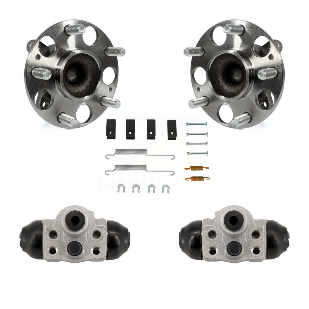 Wheel Cylinders And Hardware Hub Bearing Assembly Rear Kit For Honda Civic