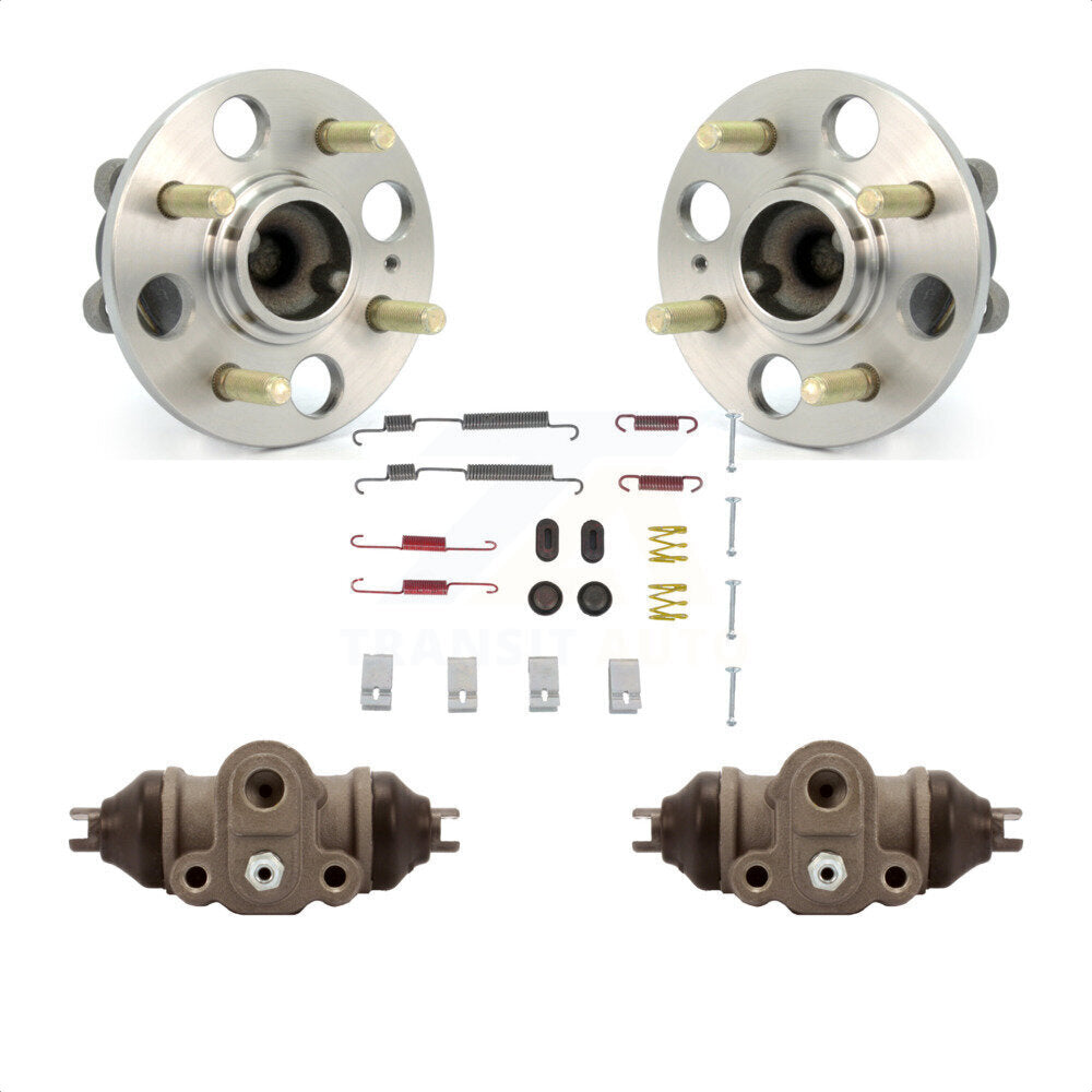 Wheel Cylinders & Hardware Hub Bearing Rear Kit For Hyundai Accent Kia Rio Rio5