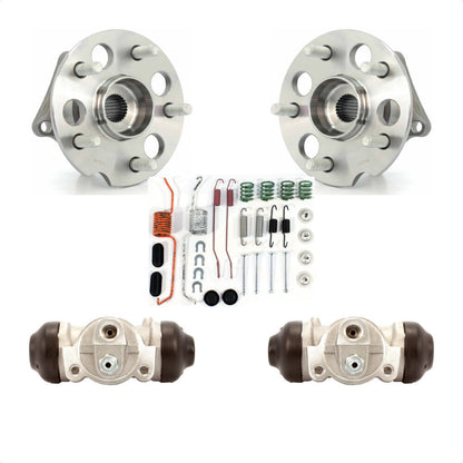 Wheel Cylinders & Hardware Hub Bearing Rear Kit For 2004-2010 Toyota Sienna AWD