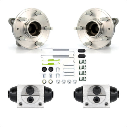Wheel Cylinders And Hardware Hub Bearing Rear Kit For 2011-2012 Chevrolet Cruze