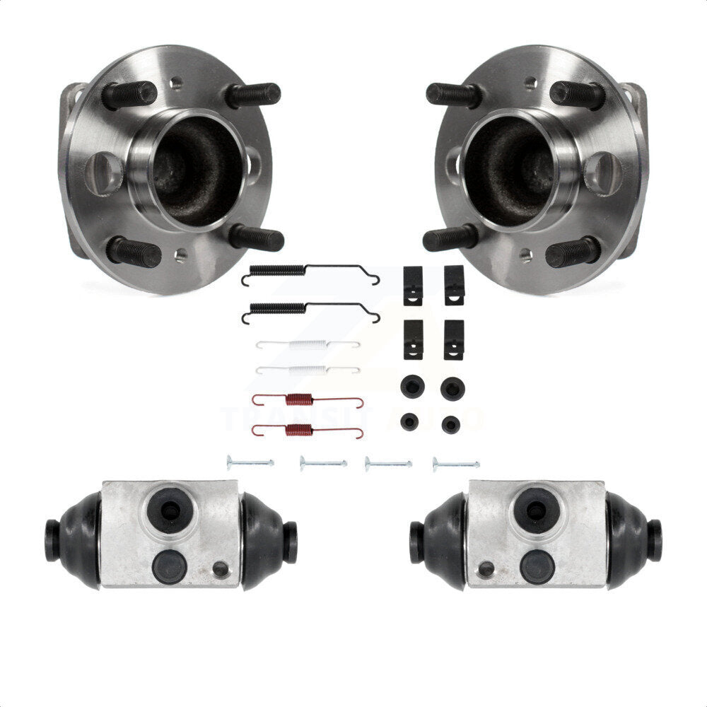 Wheel Cylinders And Hardware Hub Bearing Assembly Rear Kit For Ford Fiesta