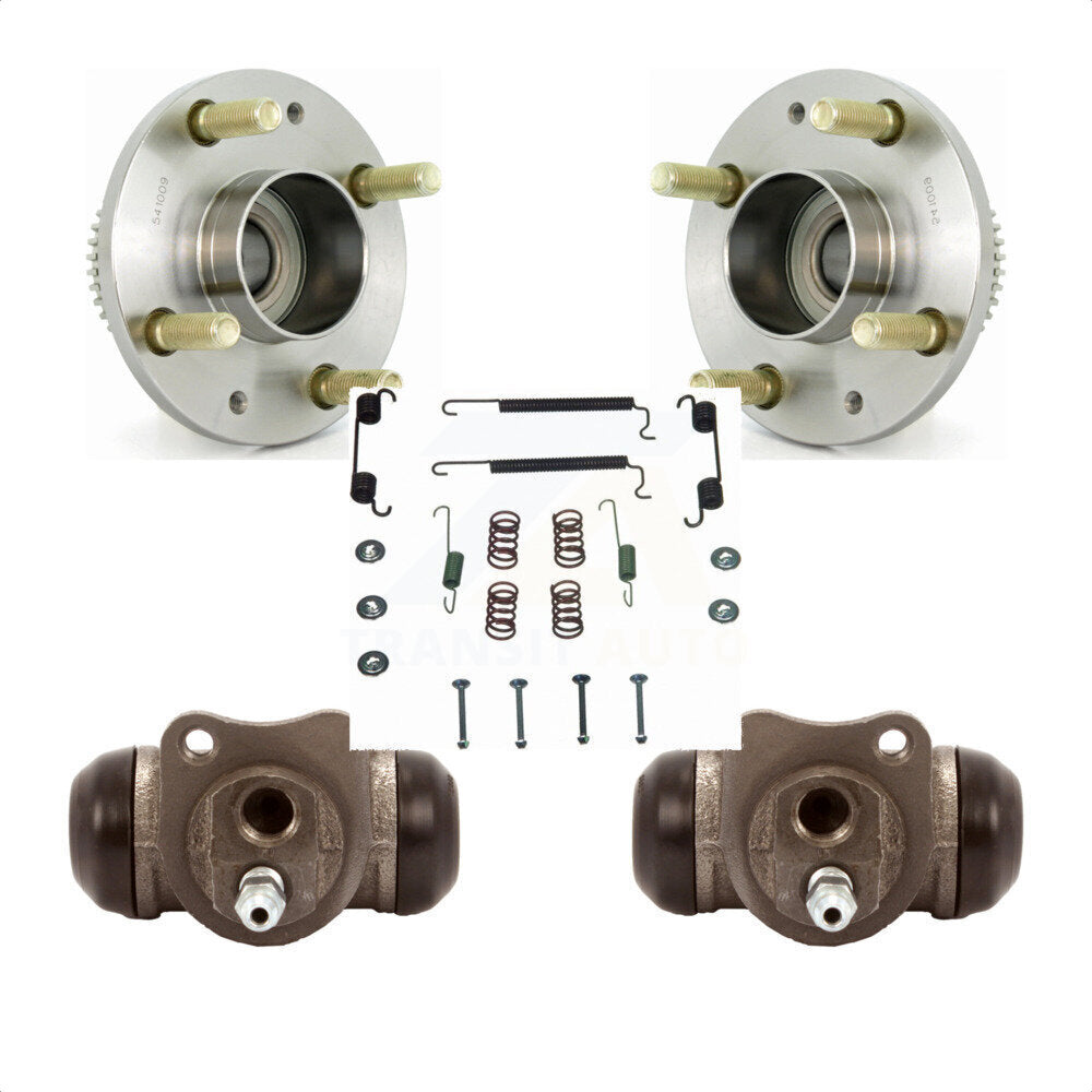 Wheel Cylinders & Hardware Hub Bearing Rear Kit For Chevrolet Aveo Pontiac Aveo5