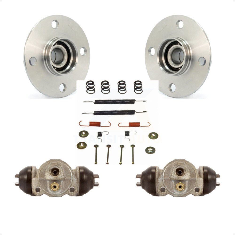 Wheel Cylinders And Hardware Hub Bearing Rear Kit For 2003-2006 Nissan Sentra