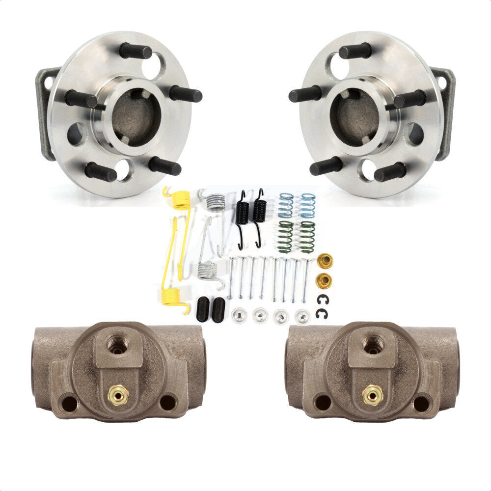 Wheel Cylinders Hardware Hub Bearing Rear Kit For 1990 Buick LeSabre 15 16" Bore